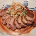 Seared Duck Breast with Thimbleberry Sauce