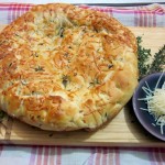Focaccia Bread with Parmesan and Thyme