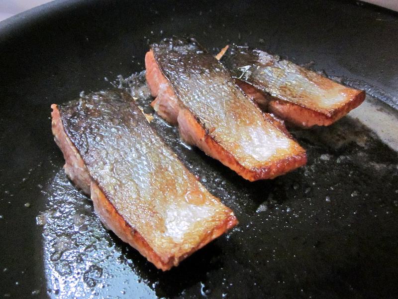 Pan Frying Salmon