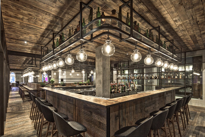 Mercato Restaurant (Shanghai) designed by Neri&Hu. Via the Retail Design Blog