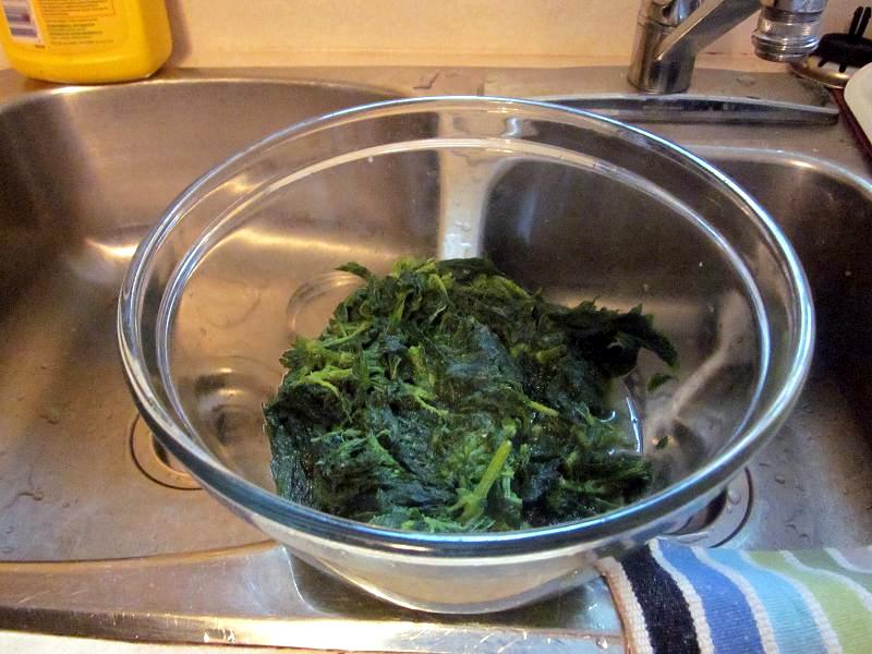 Nettles - After cooking.