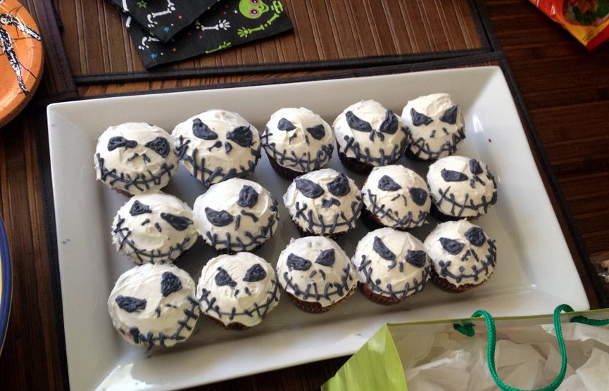 Check out Chiara's Jack Skelington Cupcakes! So Badass!